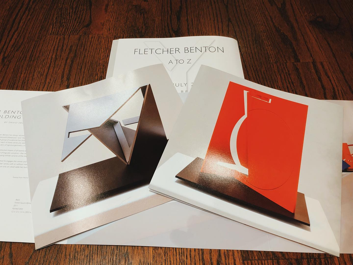Fletcher Benton: A to ZYares Art, 2019 Cover